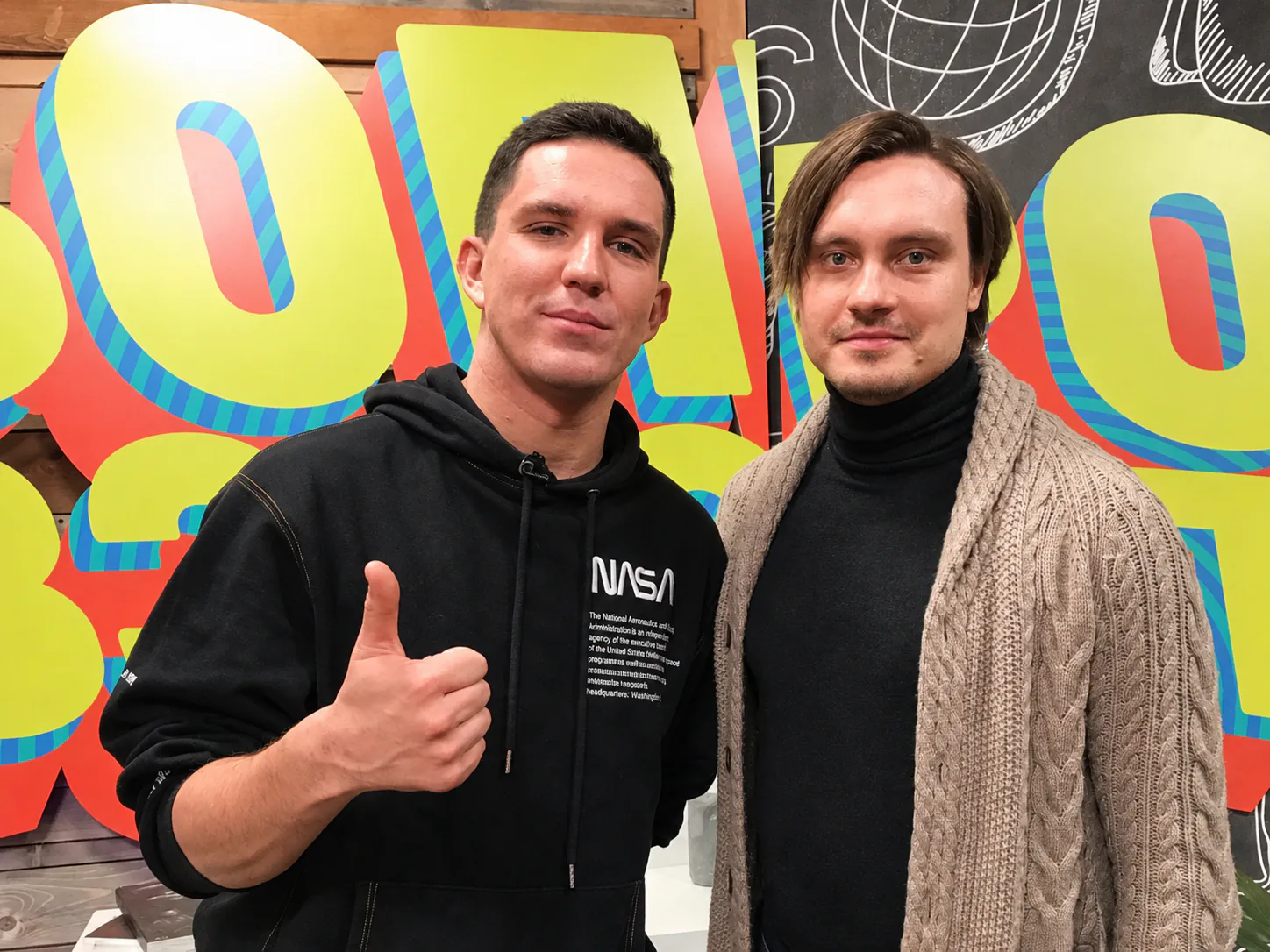 Святослав Альшанов с Димой Масленниковым